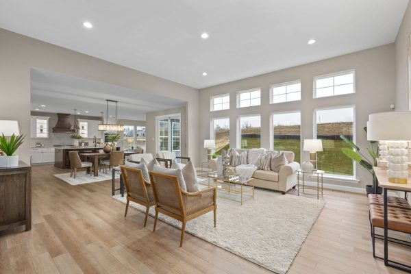Wyndham Living Room - 1.5 Story House Plans in MO
