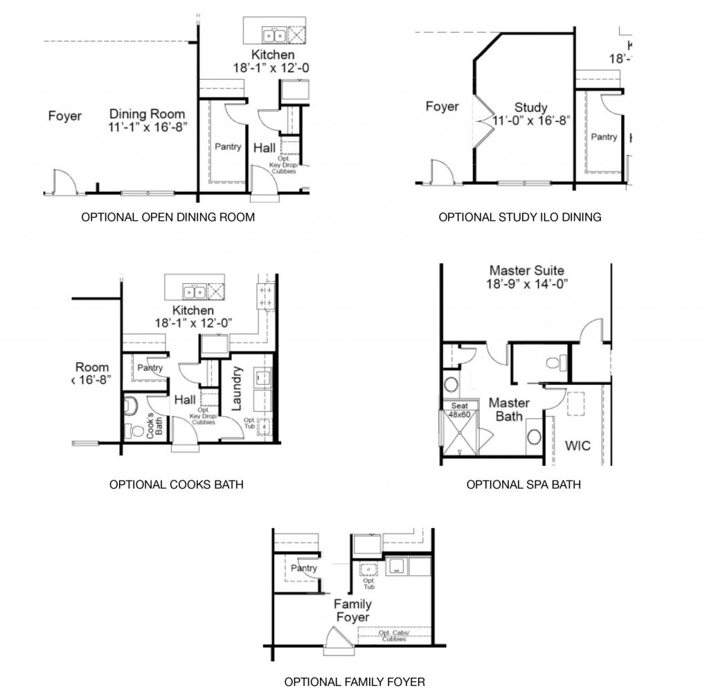 Arlington II 1st Floor - Ranch House Plans in MO