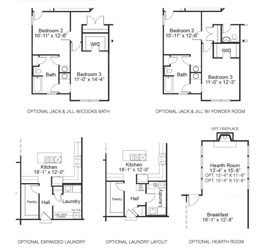 Arlington II 1st Floor - Ranch House Plans in MO