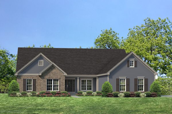 Arlington II Elv ll - Ranch House Plans in MO