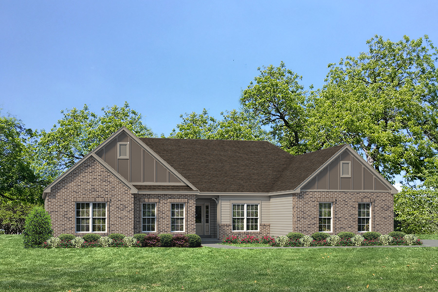 Durham ll Elv lll - Ranch House Plans in MO