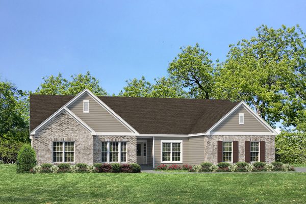 Durham ll Elv ll - Ranch House Plans in MO