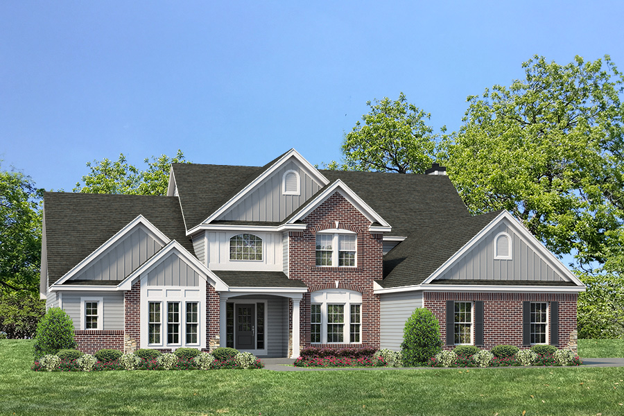 Westbrooke Elv lll - 1.5 Story House Plans in MO