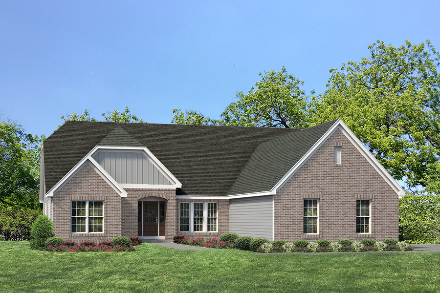 Woodside Elv lll - Ranch House Plans in MO