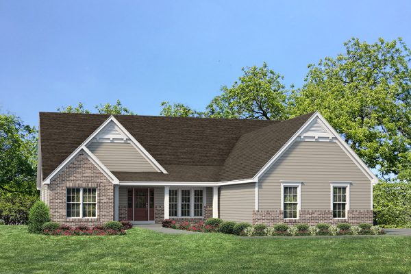 Woodside Elv ll - Ranch House Plans in MO