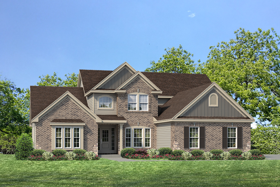 Wyndham Elv lll - 1.5 Story House Plans in MO