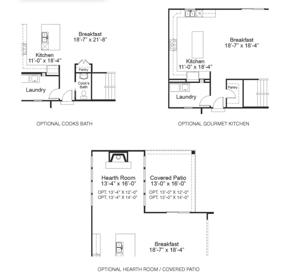 Parkview II 1st FL Options - Ranch House Plans in MO