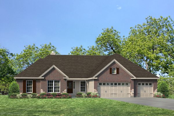 Arlington II Elv III - Ranch House Plans in MO