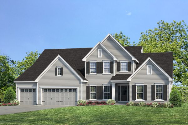 Parkview II Elv I - 1.5 Story House Plans in MO