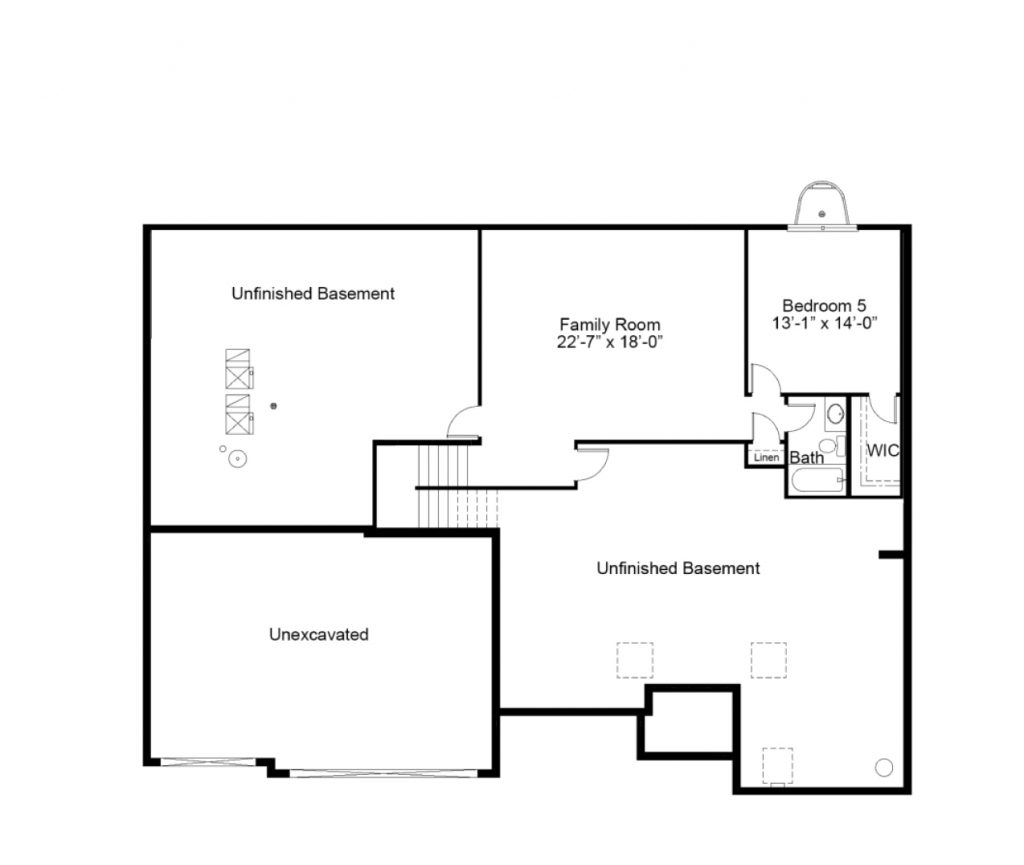Parkview II Optional Finished Lower Level- 1.5 Story House Plans in MO