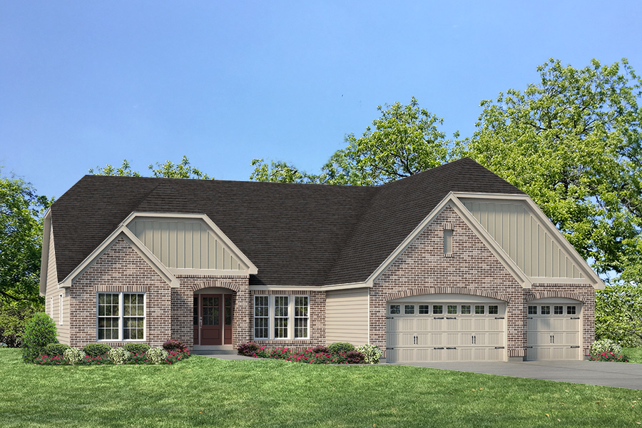 Woodside Elv III - Ranch House Plans in MO