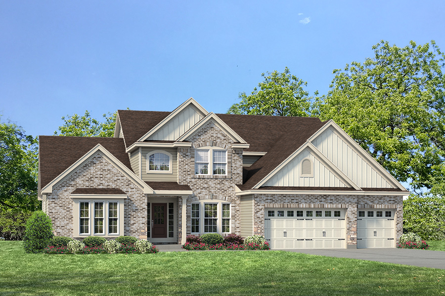 Wyndham Elv III - 1.5 Story House Plans in MO