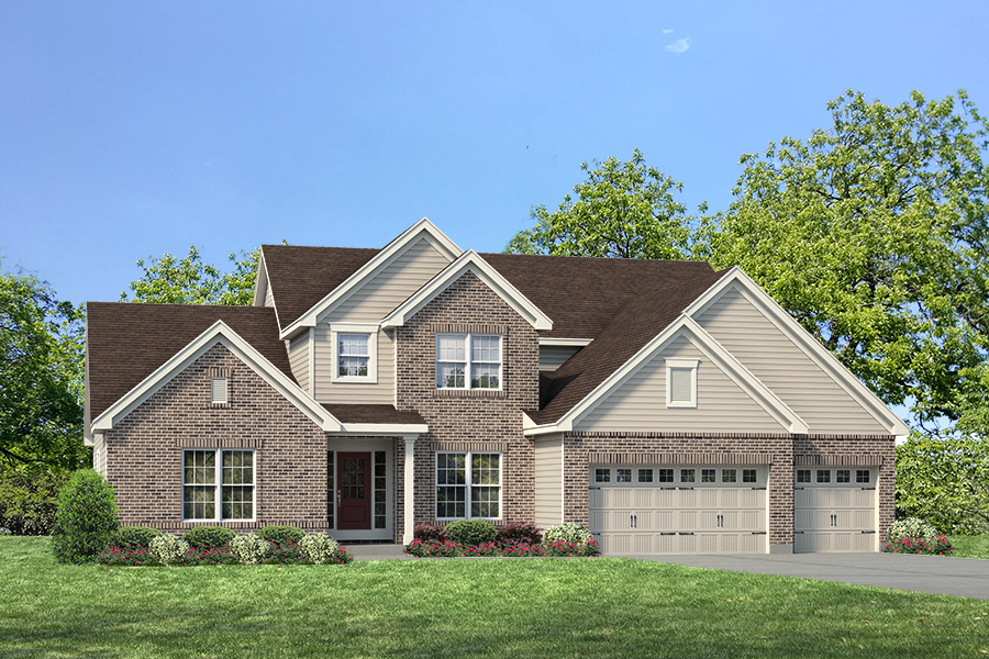 Wyndham Elv II - 1.5 Story House Plans in MO