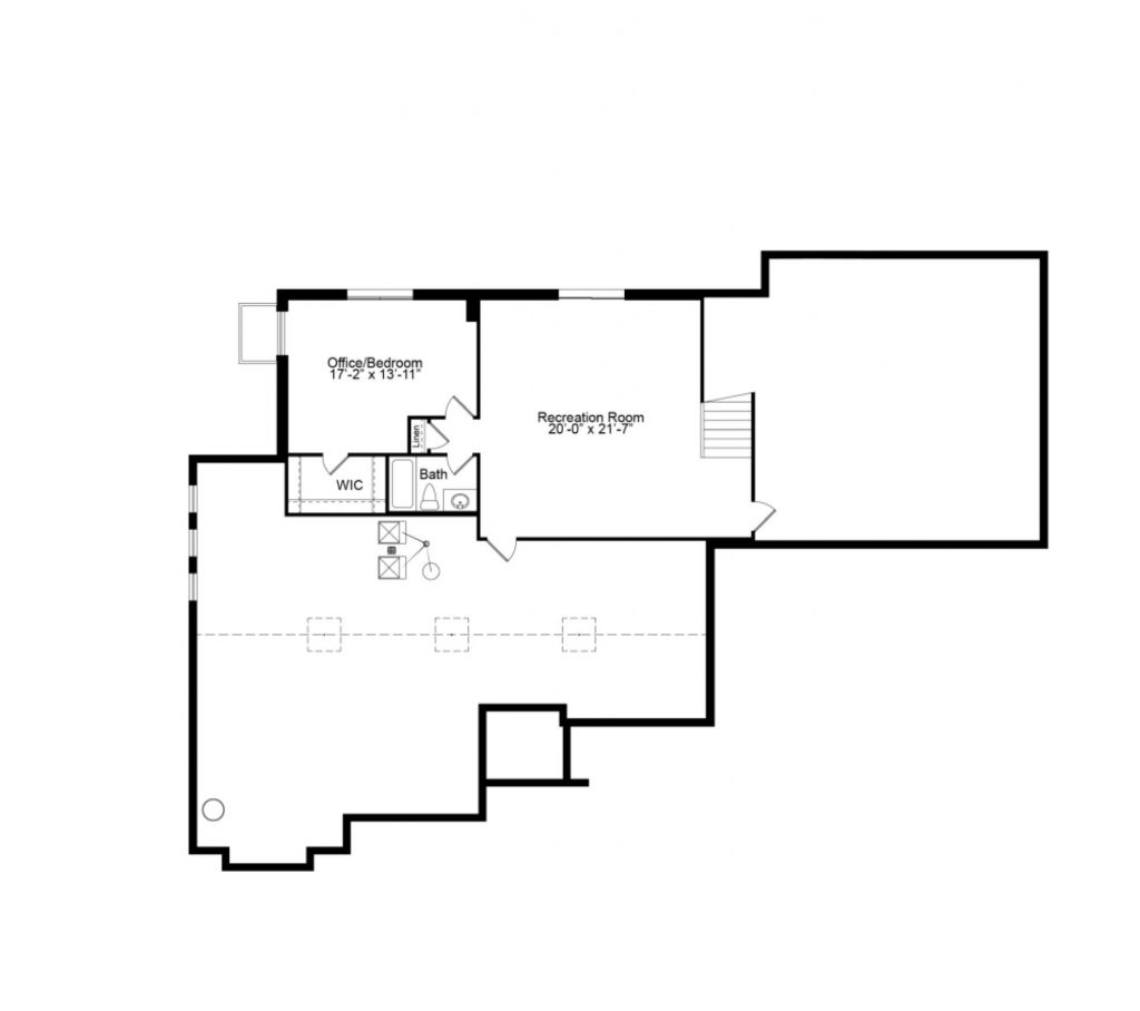 Nantucket II Opt Lower - Ranch House Plans in MO