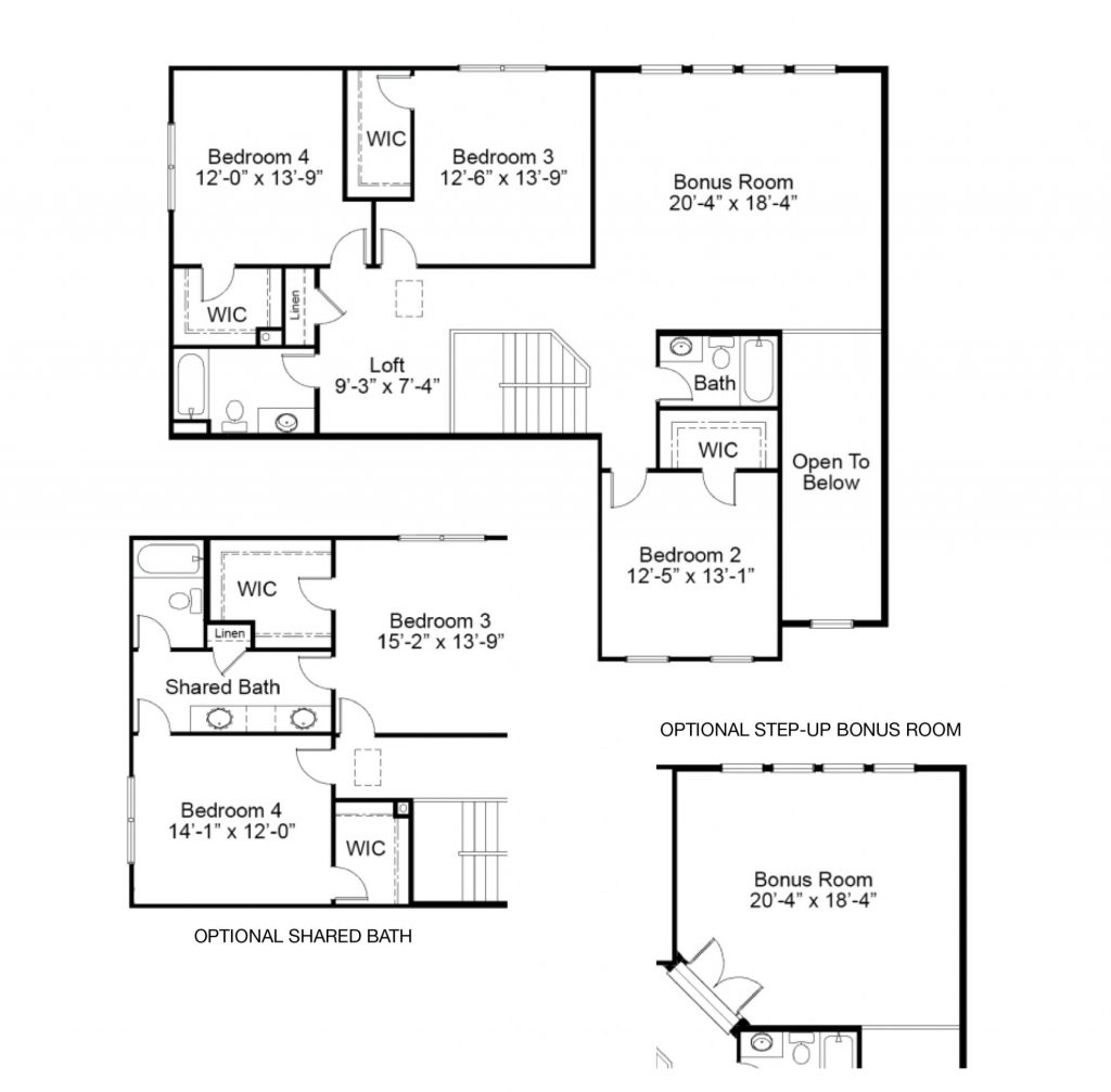 Parkview II 2nd FL - Ranch House Plans in MO