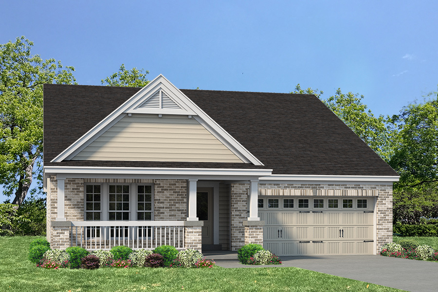 Whitehall Elv II - Ranch House Plans in MO