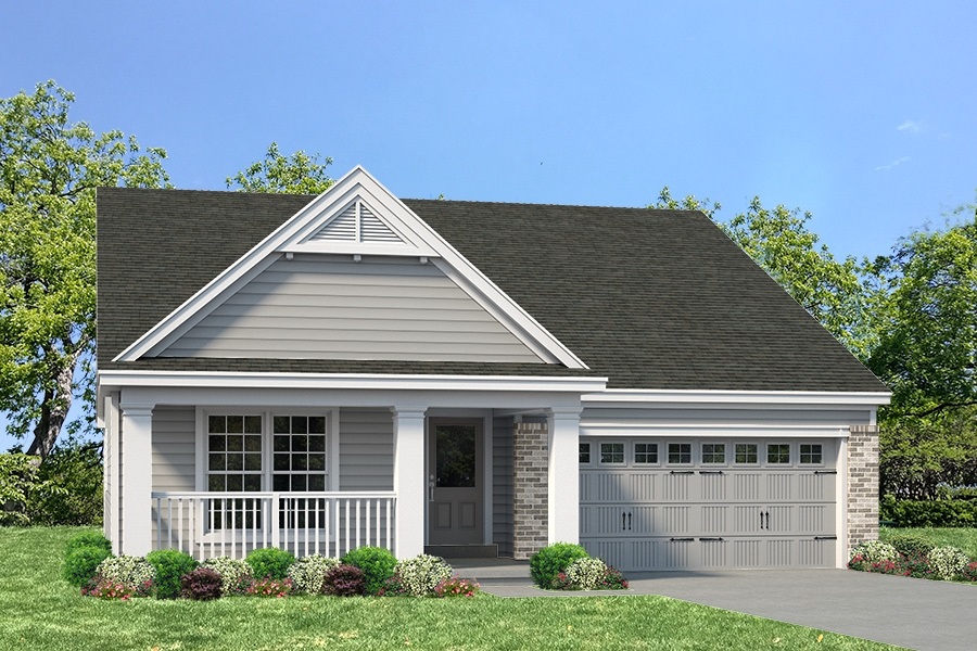 Whitehall Elv I - Ranch House Plans in MO