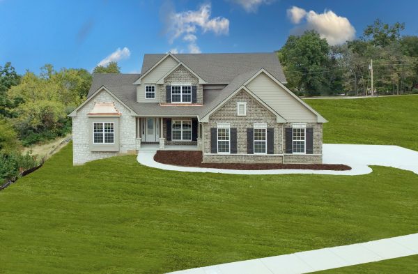 Wyndham - 1.5 Story House Plans in MO