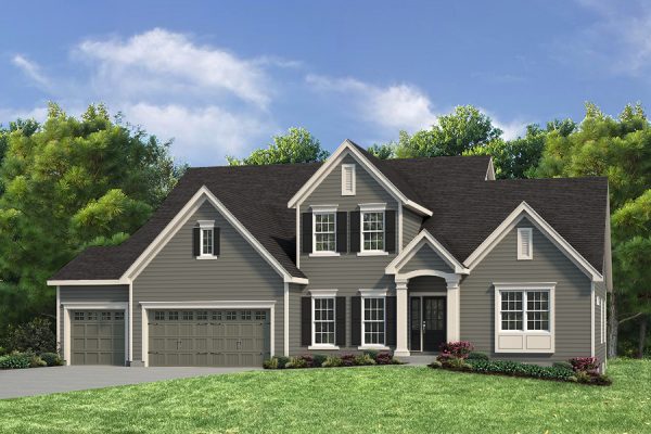 Glenhurst II Elv I - 1.5 Story House Plans in MO