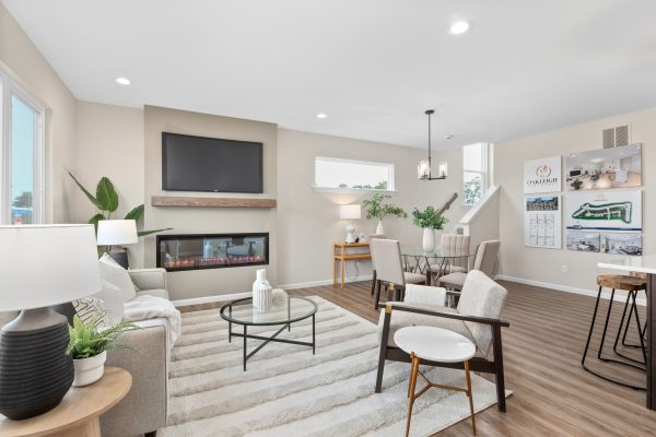 Fairground Great Room - 2 Story Town House Floor Plans in MO