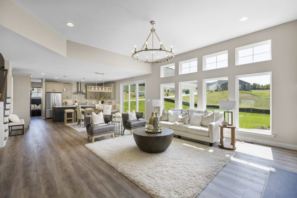 Parkview II Living Room - 1.5 Story House Plans in MO