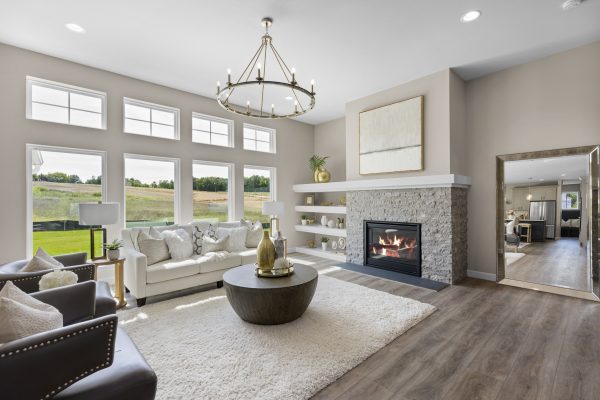 Parkview II Great Room - 1.5 Story House Plans in MO