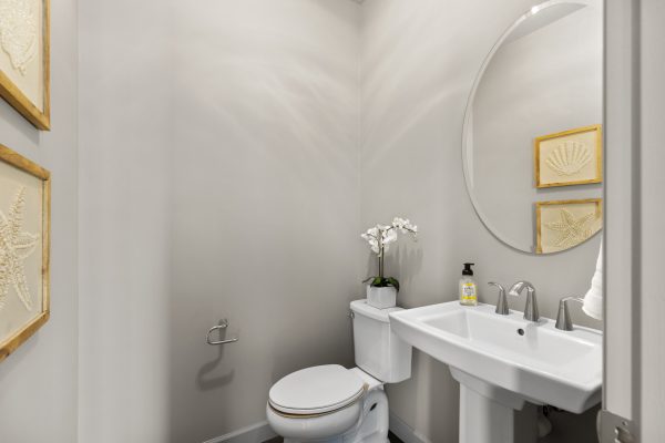 Woodside Powder Room - Ranch House Plans in MO