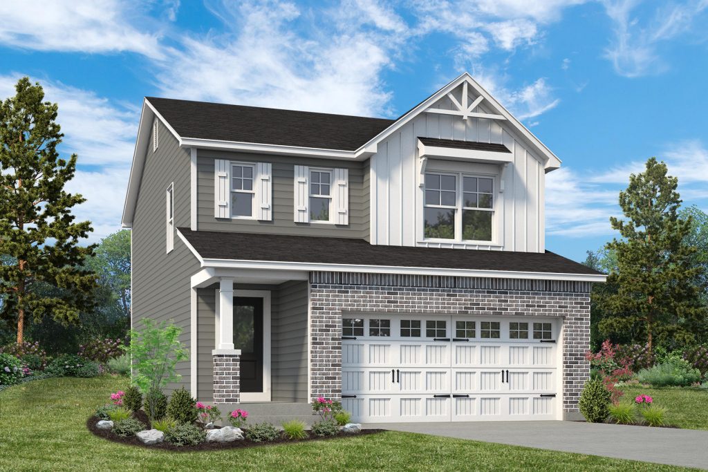 Windsor Elv IV - 2 Story House Plans in MO